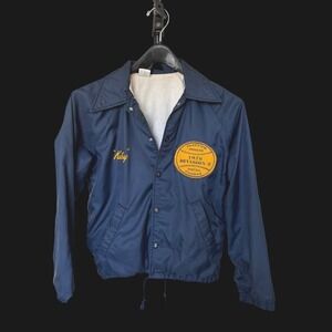 Champion 1976‎ Parkview Pandas Softball Jacket Navy Blue Large
